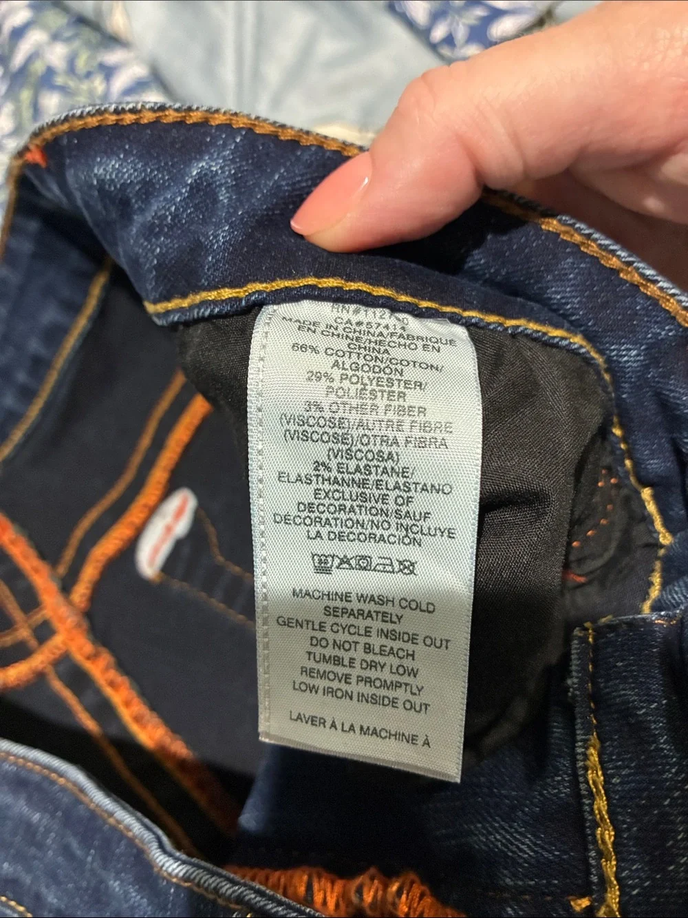 True Religion Jenny Curvy Dark Blue Women’s Jeans 34